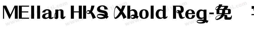 MEllan HKS Xbold Reg字体转换